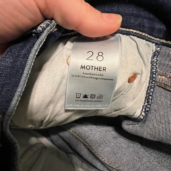 MOTHER THE TRIPPER ANKLE FRAY in change is in the air - Picture 10 of 14